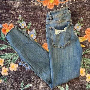 DL 1961 size 26 jeans mid rise instasculpt skinny